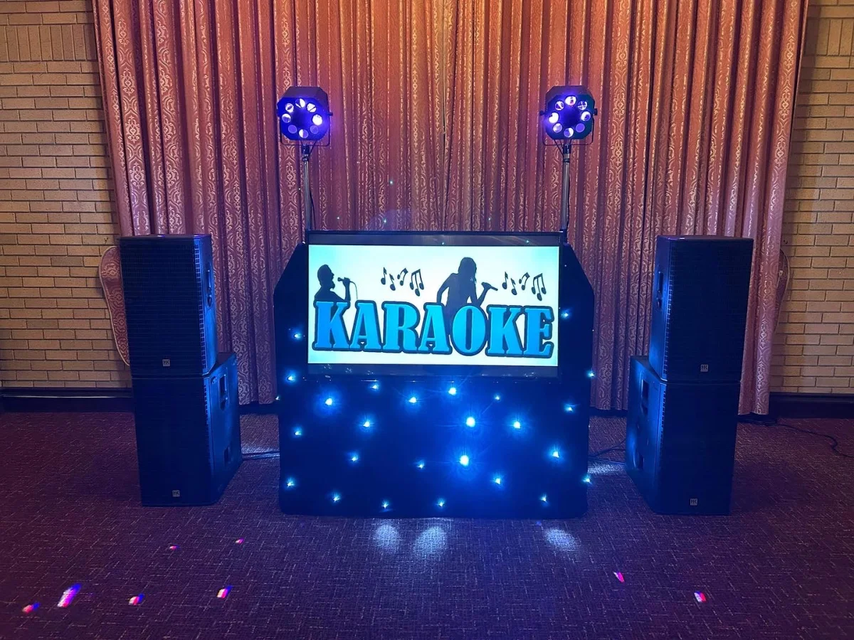 Karaoke night at an event